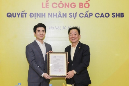 SHB bổ nhiệm ông Đỗ Quang Vinh làm Phó tổng giám đốc