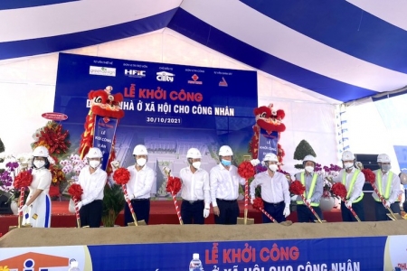 TP. Thủ Đức (TP. HCM): Khởi công 1.000 nhà ở xã hội cho công nhân