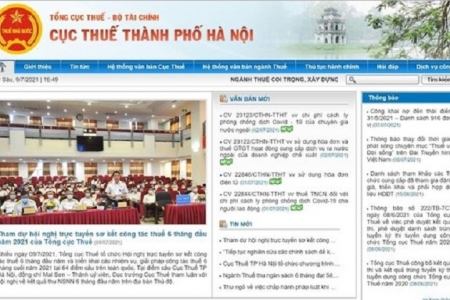 Cục thuế Hà Nội: Tổ chức giải đáp vướng mắc về chính sách thuế trên website