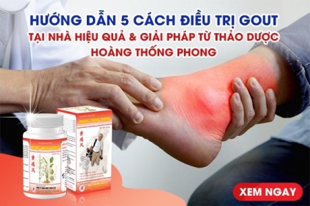 5 cách cải thiện bệnh gout tại nhà hiệu quả và tiết kiệm