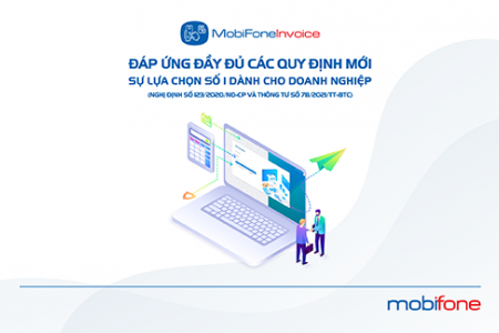 MobiFone được cung cấp dịch vụ nhận, truyền, lưu trữ dữ liệu hóa đơn điện tử với cơ quan thuế