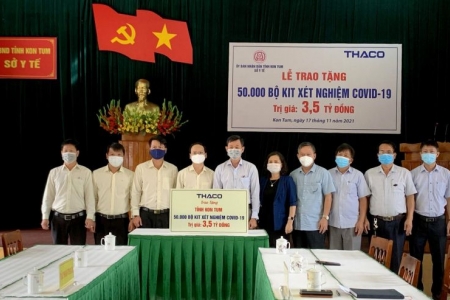 Kon Tum tiếp nhận 50.000 bộ Kit xét nghiệm Covid-19