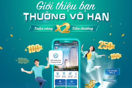 Giới thiệu bạn - Thưởng vô hạn với BIDV SmartBanking