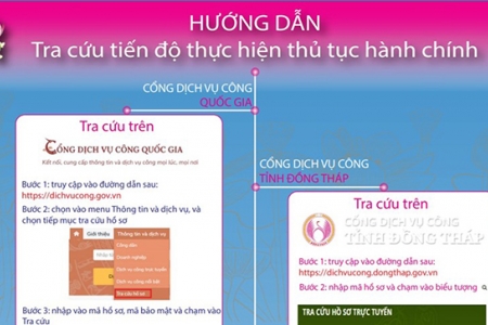 Đồng Tháp tuyên truyền các kênh tra cứu tiến độ thực hiện thủ tục hành chính