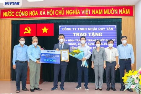 Nhựa Duy Tân đồng hành phòng chống dịch Covid-19