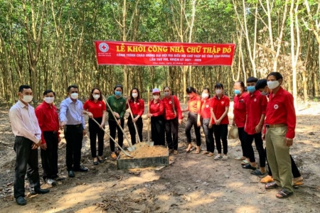 Bình Dương: Khởi công công trình nhân đạo chào mừng Đại hội Hội Chữ thập đỏ tỉnh lần thứ VIII