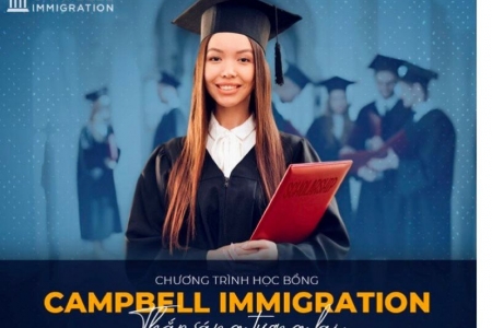 Quỹ học bổng Campbell Immigration: Chắp cánh ước mơ của sinh viên ngành Luật