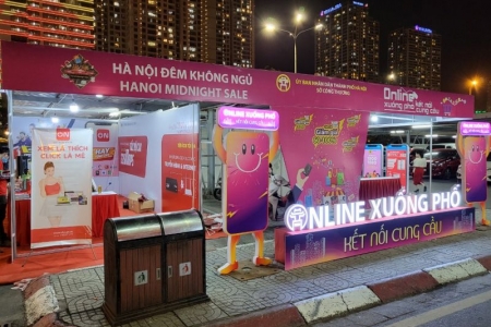 “Hà Nội đêm không ngủ - HaNoi Midnight sale” năm 2021 thu hút gần 10 triệu lượt truy cập sàn thương mại điện tử