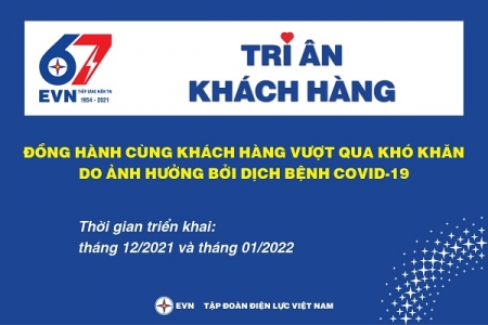 EVN triển khai thực hiện “Tháng tri ân khách hàng” năm 2021