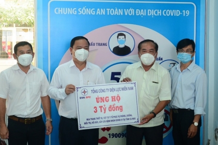 Cà Mau tiếp nhận 3 tỷ đồng quyên góp Quỹ phòng, chống dịch bệnh Covid-19