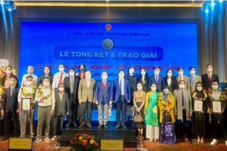 Thừa Thiên Huế trao giải Cuộc thi “Khởi nghiệp đổi mới sáng tạo năm 2021”