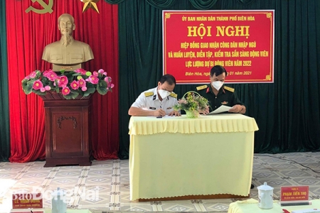 TP. Biên Hòa quyết tâm hoàn thành giao quân năm 2022