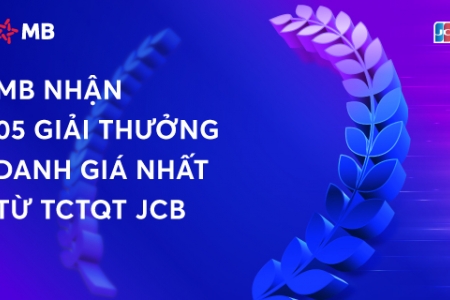 MB nhận 5 giải thưởng lớn nhất từ tổ chức thẻ tín dụng quốc tế JCB