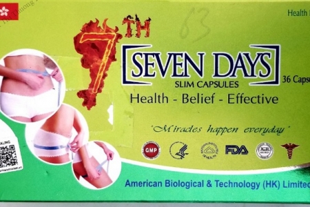 Không sử dụng Viên uống giảm cân Seven Days vì có chứa chất cấm sibutramine