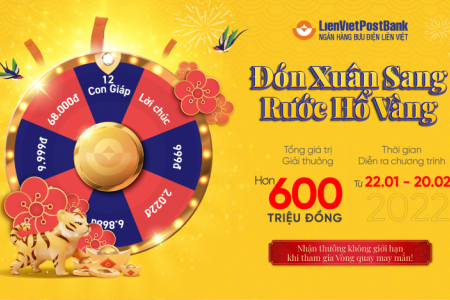 “Đón xuân sang – Rước hổ vàng” cùng LienVietPostBank