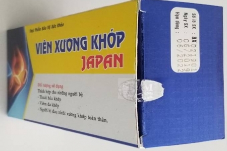 Phát hiện thêm sản phẩm Viên Xương Khớp JAPAN và Viên nang Gân Cốt Hoàn có chứa chất cấm