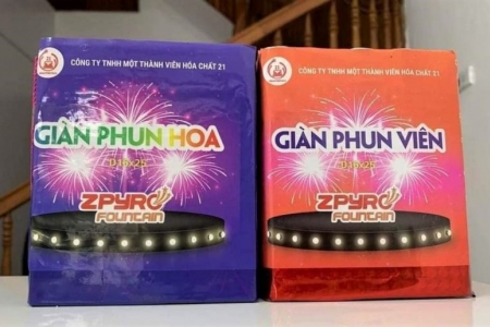 Cửa hàng bán pháo hoa Z121 cao hơn giá niêm yết sẽ buộc phải đóng cửa