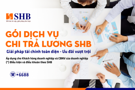 Doanh nghiệp được miễn phí chi lương trực tuyến trọn đời cùng Gói dịch vụ chi trả lương của SHB