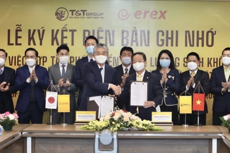 Tập đoàn T&T và Tập đoàn EREX hợp tác phát triển năng lượng sinh khối tại Việt Nam