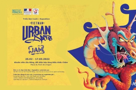 Ấn tượng triển lãm tranh “Viet Nam Urban Arts” tại khuôn viên cầu Rồng