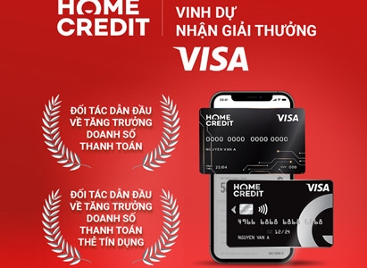 Home Credit giành được hai giải thưởng của Visa Award 2021