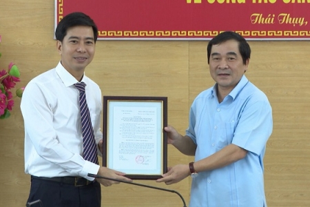 Đồng chí Lê Hoàng Oanh giữ chức vụ Phó Giám đốc BQL DA ĐTXD các công trình dân dụng và công nghiệp tỉnh Thái Bình