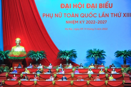 Thủ tướng Phạm Minh Chính tham gia Đoàn Chủ tịch Đại hội Phụ nữ toàn quốc lần thứ XIII