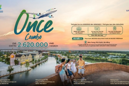 Vi vu thả ga với combo ‘bay Bamboo Airways– nghỉ Vinpearl” giá chỉ từ hơn 2 triệu đồng