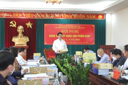 Thanh Hóa đánh giá, xếp hạng sản phẩm OCOP cấp tỉnh đợt 1 năm 2022