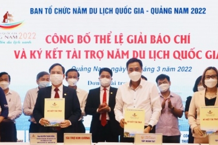 Hơn 38 tỷ đồng tài trợ cho Năm Du lịch quốc gia - Quảng Nam 2022