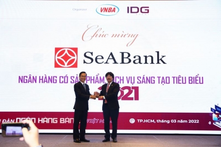 SeABank được vinh danh 02 giải thưởng “Ngân hàng Việt Nam tiêu biểu 2021”