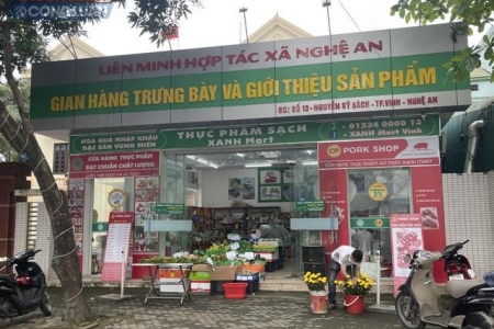 Xanh Mart Vinh bày bán nhiều hàng hóa, sản phẩm trắng thông tin, hàng hết hạn sử dụng