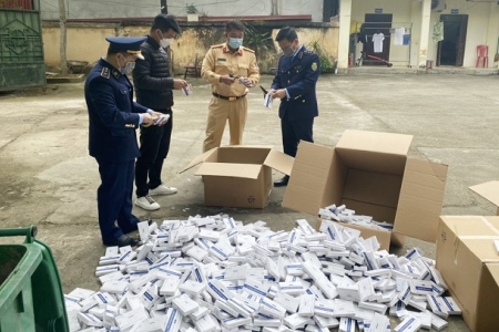Cục Quản lý thị trường Lạng Sơn kiểm tra, xử lý nhiều vụ hàng lậu, hàng giả trong quý I/2022