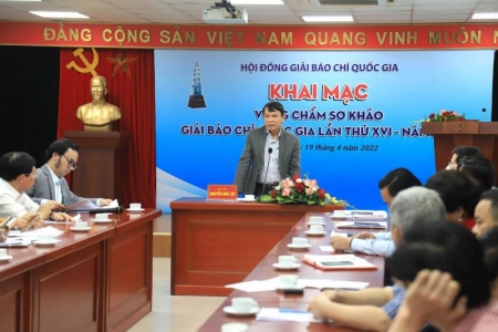 Khai mạc vòng chấm sơ khảo Giải báo chí quốc gia năm 2021