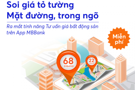 Ra mắt tính năng Tư vấn giá nhà đất trong Landstock trên App MBBank