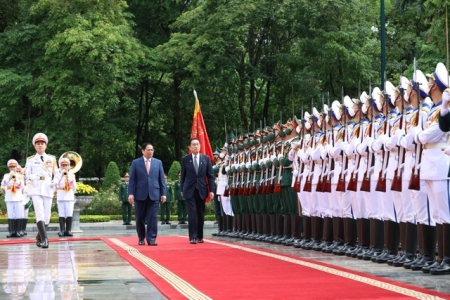 Thủ tướng Phạm Minh Chính đón, hội đàm với Thủ tướng Nhật Bản Kishida Fumio