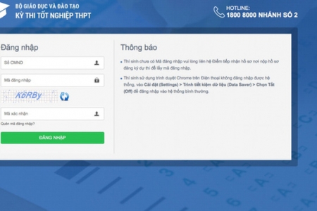 Đăng ký dự thi tốt nghiệp Trung học phổ thông 2022 trực tuyến từ ngày 04/05
