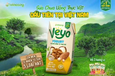 Vinasoy ra mắt thương hiệu VEYO Yogurt - Sữa chua uống 100% thực vật đầu tiên tại Việt Nam