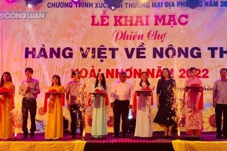 Bình Định tổ chức phiên chợ “Hàng Việt về nông thôn” năm 2022