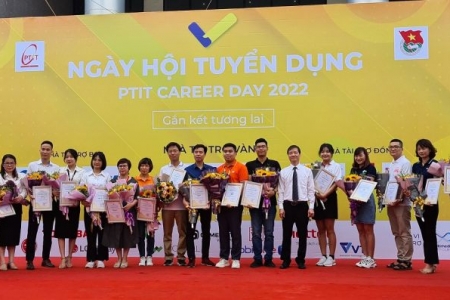 18 doanh nghiệp tham gia Ngày hội tuyển dụng PTIT Career Day 2022