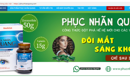 Cảnh báo sản phẩm Phục Nhãn Quang quảng cáo gây hiểu lầm như thuốc chữa bệnh