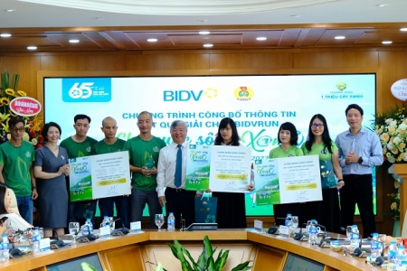 BIDV công bố kết quả và trao thưởng Giải chạy BIDVRUN - Cho cuộc sống Xanh 2022