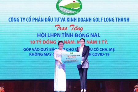 Golf Long Thành tài trợ 10 tỷ đồng cho chương trình "Mẹ đỡ đầu" tại Đồng Nai