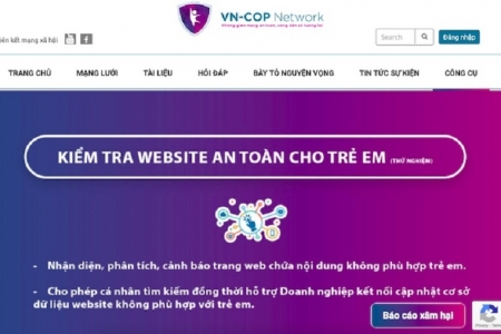 Công cụ “Kiểm tra website an toàn cho trẻ em”: Bảo vệ và hỗ trợ trẻ em tương tác lành mạnh, sáng tạo trên môi trường mạng 