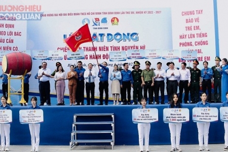 Bình Định: Khởi động Chiến dịch “Thanh niên tình nguyện Hè” và “Tháng hành động vì trẻ em năm 2022”