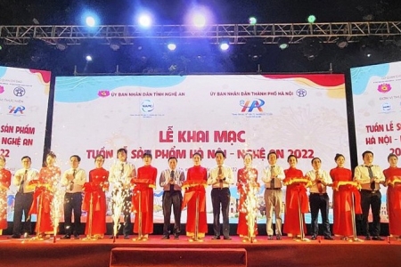 Tuần lễ sản phẩm Hà Nội-Nghệ An 2022: Điểm hẹn quảng bá thương hiệu, sản phẩm cho doanh nghiệp