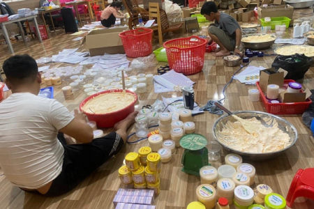 Cơ sở sản xuất kem trộn bị xử phạt 115 triệu đồng