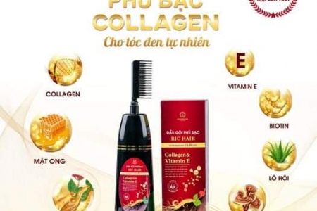 Bí quyết cho mái tóc đen tự nhiên với dầu gội phủ bạc Ric Hair