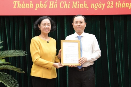 Bổ nhiệm tân Phó Bí thư Thành ủy TP. Hồ Chí Minh