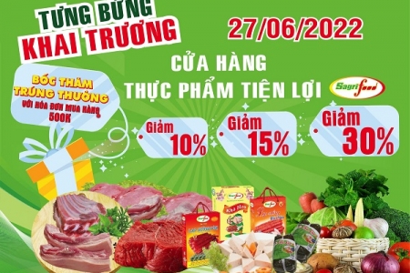 Khai trương cửa hàng tiện lợi Sagrifood – Điện Biên Phủ